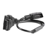 OBD2 Araç 16 Pin 1 Erkek 2 Dişi Çoklayıcı Uzatma Bağlantı Kablosu